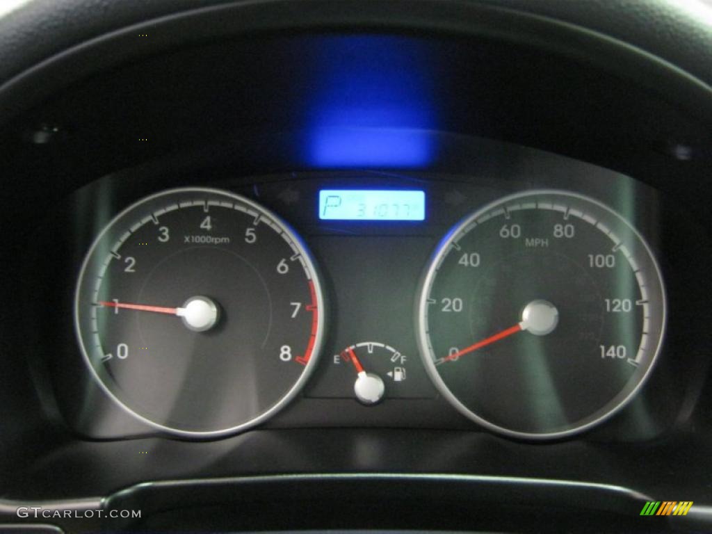 2010 Accent GS 3 Door - Charcoal Gray / Black photo #25