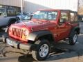 2009 Sunburst Orange Pearl Coat Jeep Wrangler X 4x4  photo #1