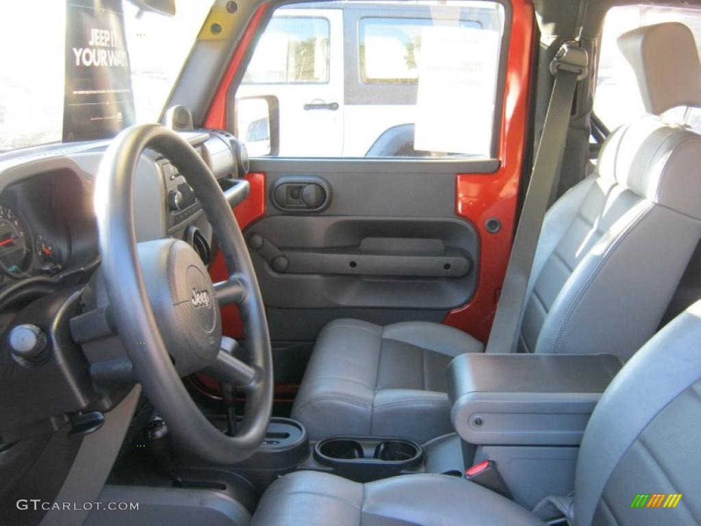 2009 Wrangler X 4x4 - Sunburst Orange Pearl Coat / Dark Slate Gray/Medium Slate Gray photo #21