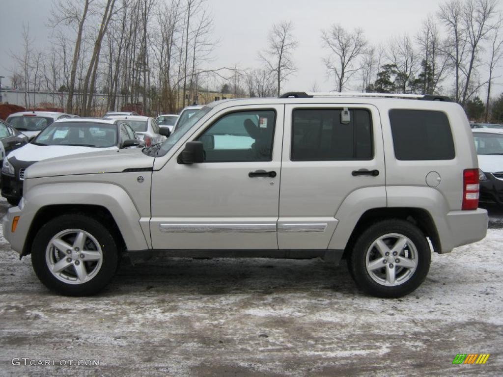 Light Graystone Pearl 2009 Jeep Liberty Limited 4x4 Exterior Photo #45937209