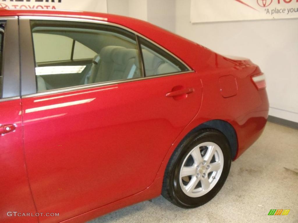 2008 Camry LE - Barcelona Red Metallic / Bisque photo #7