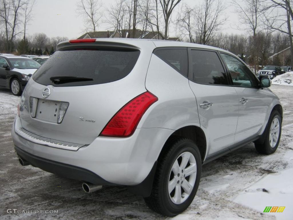 2007 Murano S AWD - Brilliant Silver Metallic / Charcoal photo #2