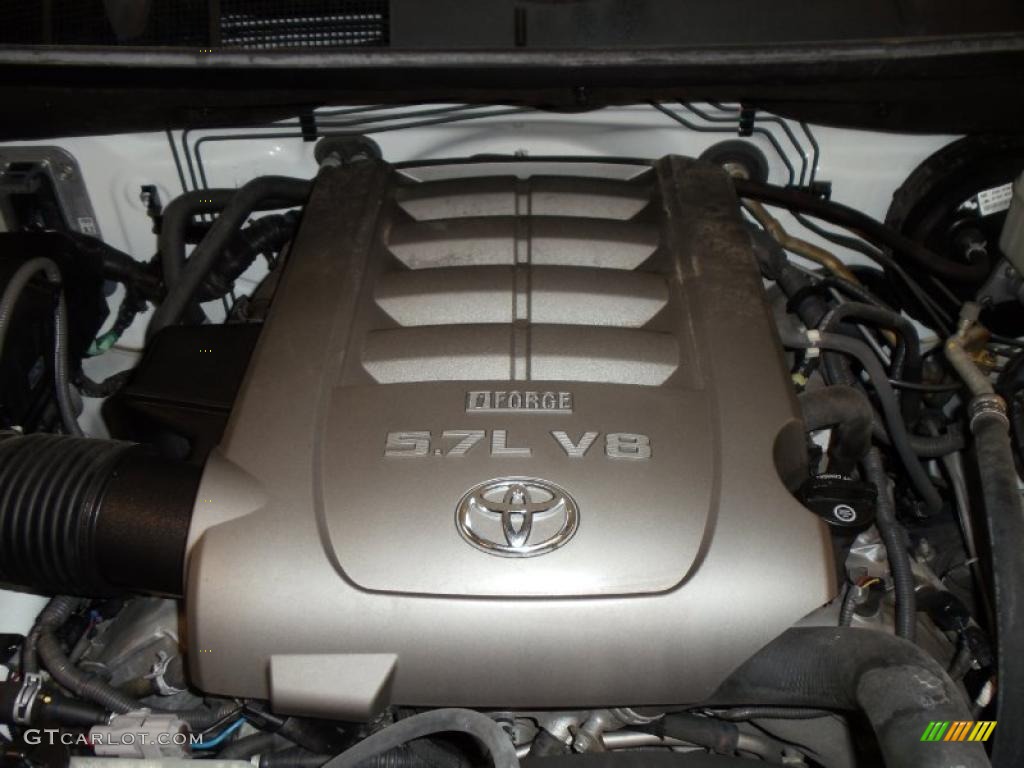 2008 Tundra SR5 Double Cab - Super White / Beige photo #22