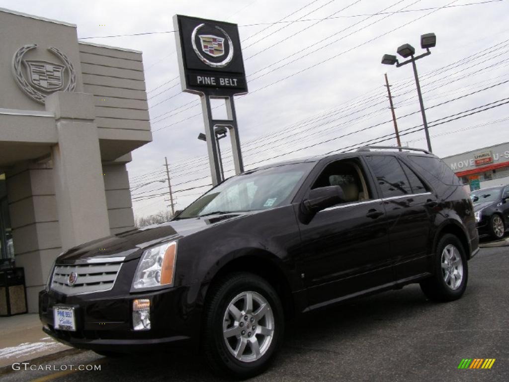 2008 SRX 4 V6 AWD - Black Cherry / Cashmere/Cocoa photo #1