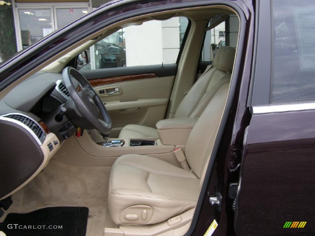 2008 SRX 4 V6 AWD - Black Cherry / Cashmere/Cocoa photo #11