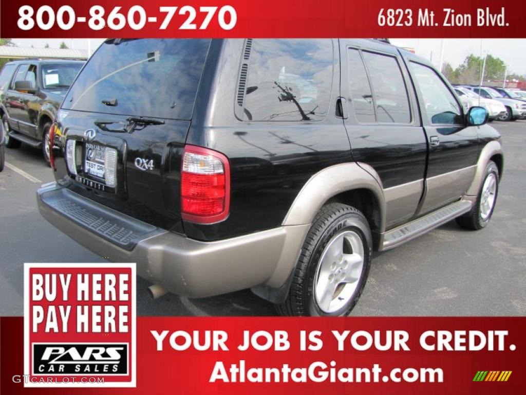 2002 QX4  - Black Obsidian / Graphite photo #3