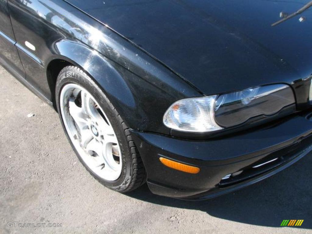 2001 3 Series 330i Coupe - Jet Black / Black photo #2