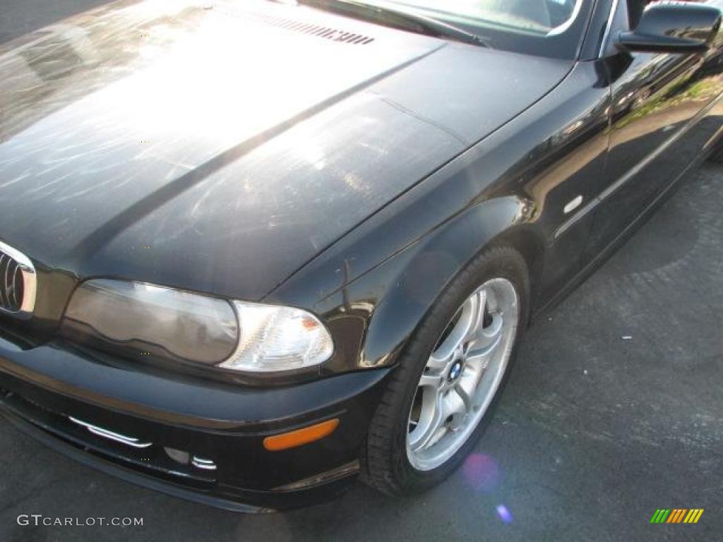 2001 3 Series 330i Coupe - Jet Black / Black photo #4