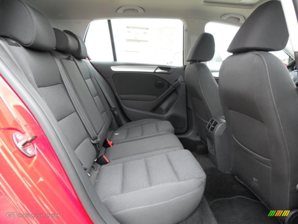 Titan Black Interior 2011 Volkswagen Golf 4 Door TDI Photo #45941307