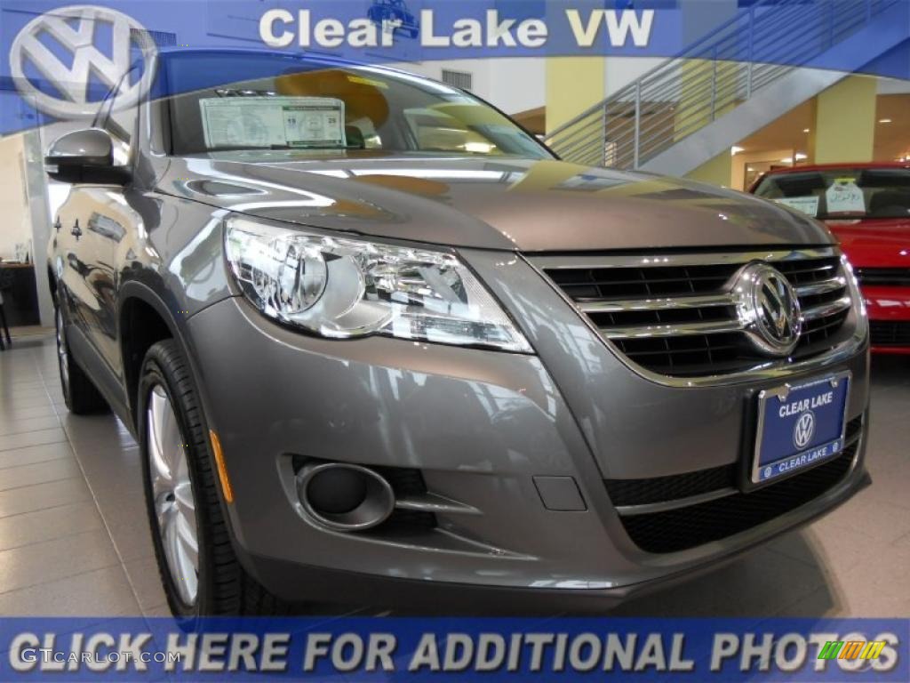 2011 Tiguan S - Alpine Gray Metallic / Charcoal photo #1