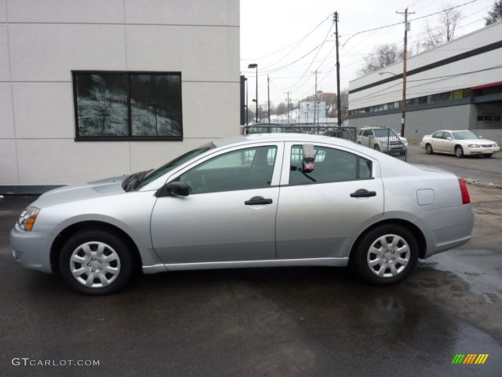 2007 Galant DE - Liquid Silver Metallic / Black photo #1