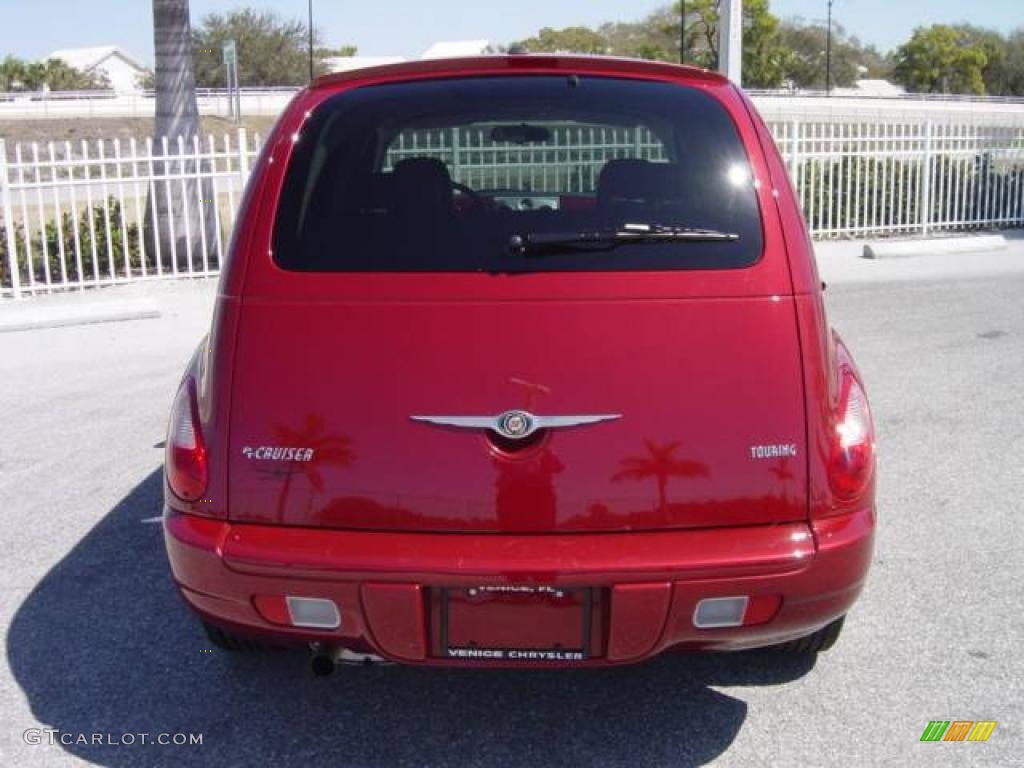 2008 PT Cruiser Touring - Inferno Red Crystal Pearl / Pastel Slate Gray photo #5