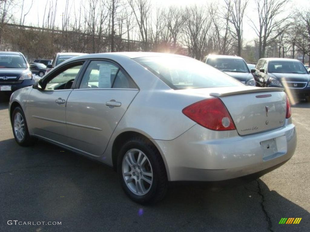 2006 G6 V6 Sedan - Liquid Silver Metallic / Ebony photo #7