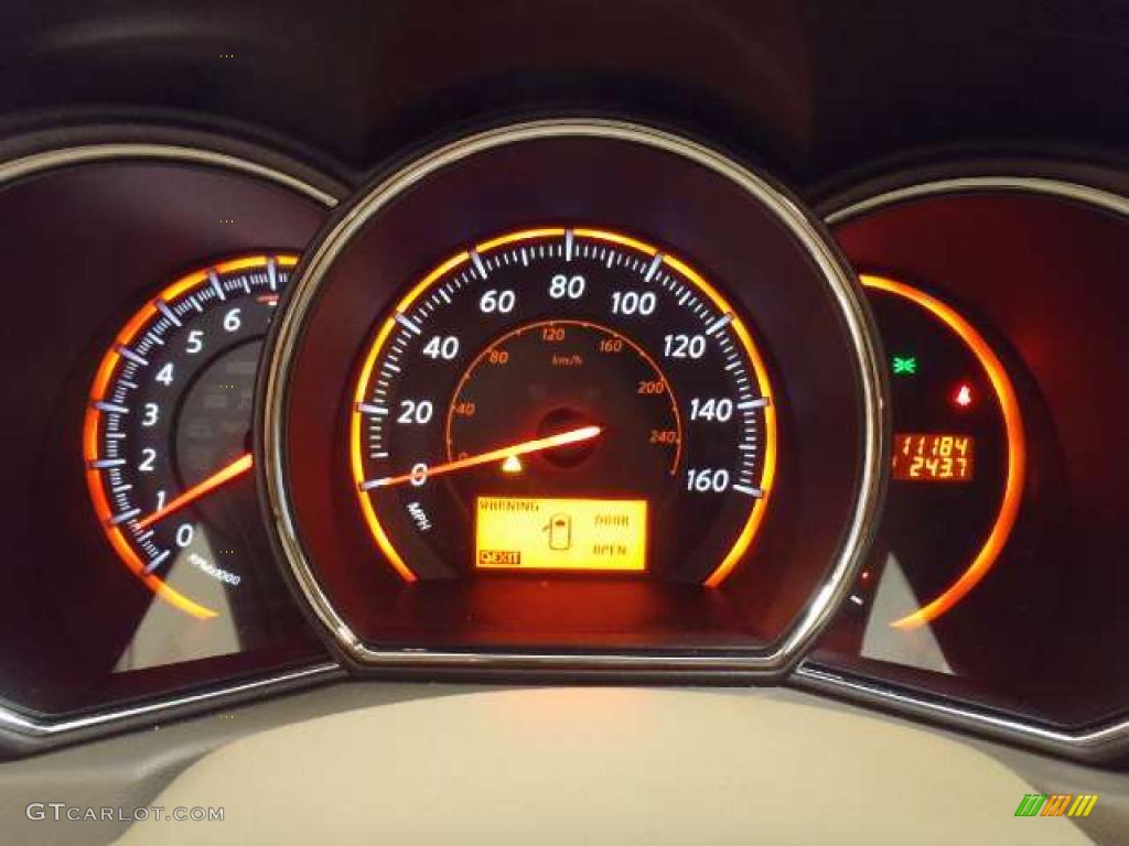 2010 Murano LE - Glacier White Pearl / Beige photo #18