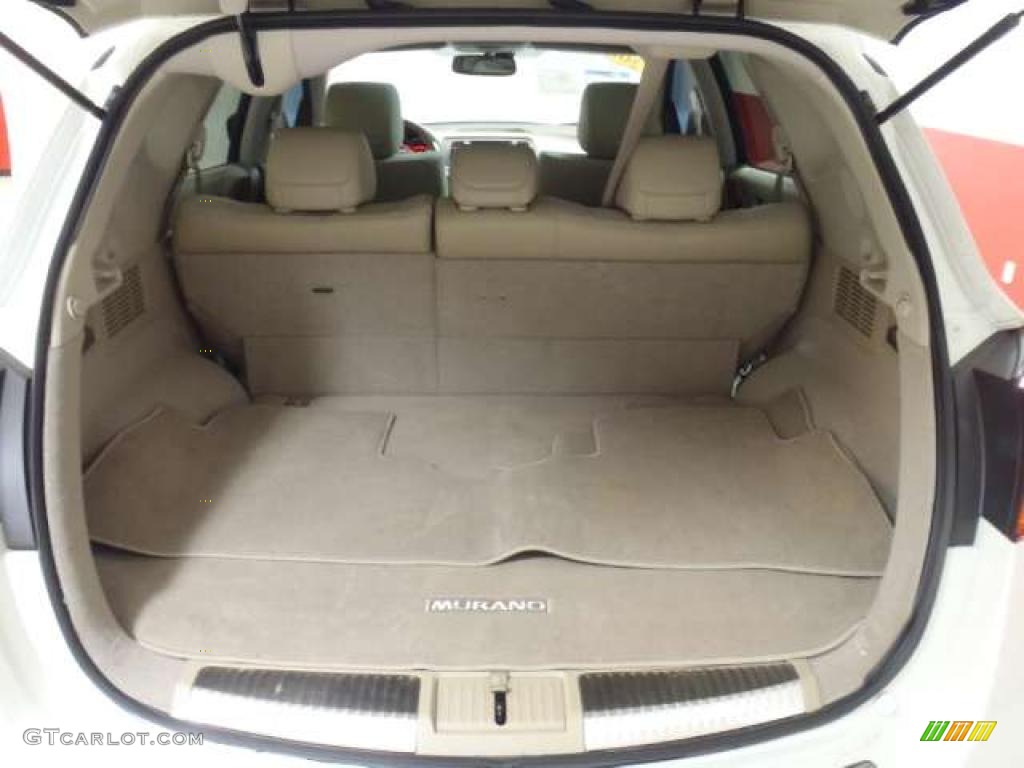 2010 Murano LE - Glacier White Pearl / Beige photo #21