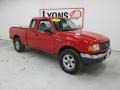 2003 Bright Red Ford Ranger XLT SuperCab 4x4  photo #17