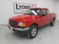 2003 Bright Red Ford Ranger XLT SuperCab 4x4  photo #21