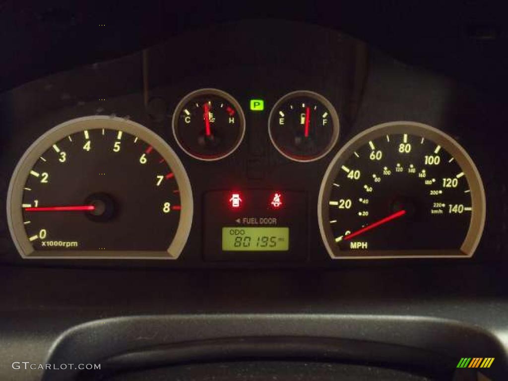 2006 Hyundai Santa Fe Limited 4WD Gauges Photo #45944283