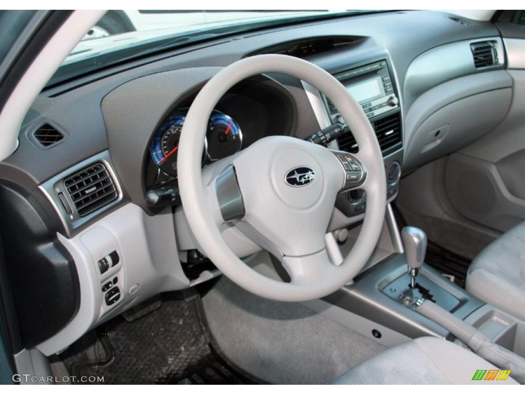 2009 Forester 2.5 X - Sage Green Metallic / Platinum photo #5