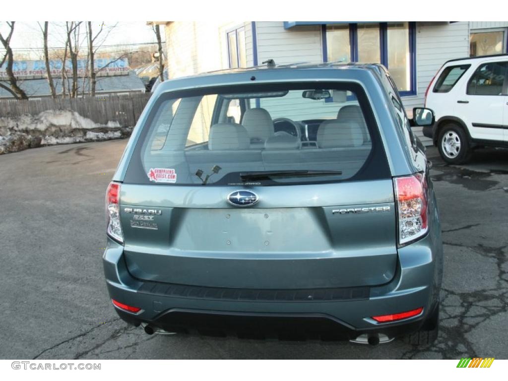 2009 Forester 2.5 X - Sage Green Metallic / Platinum photo #7