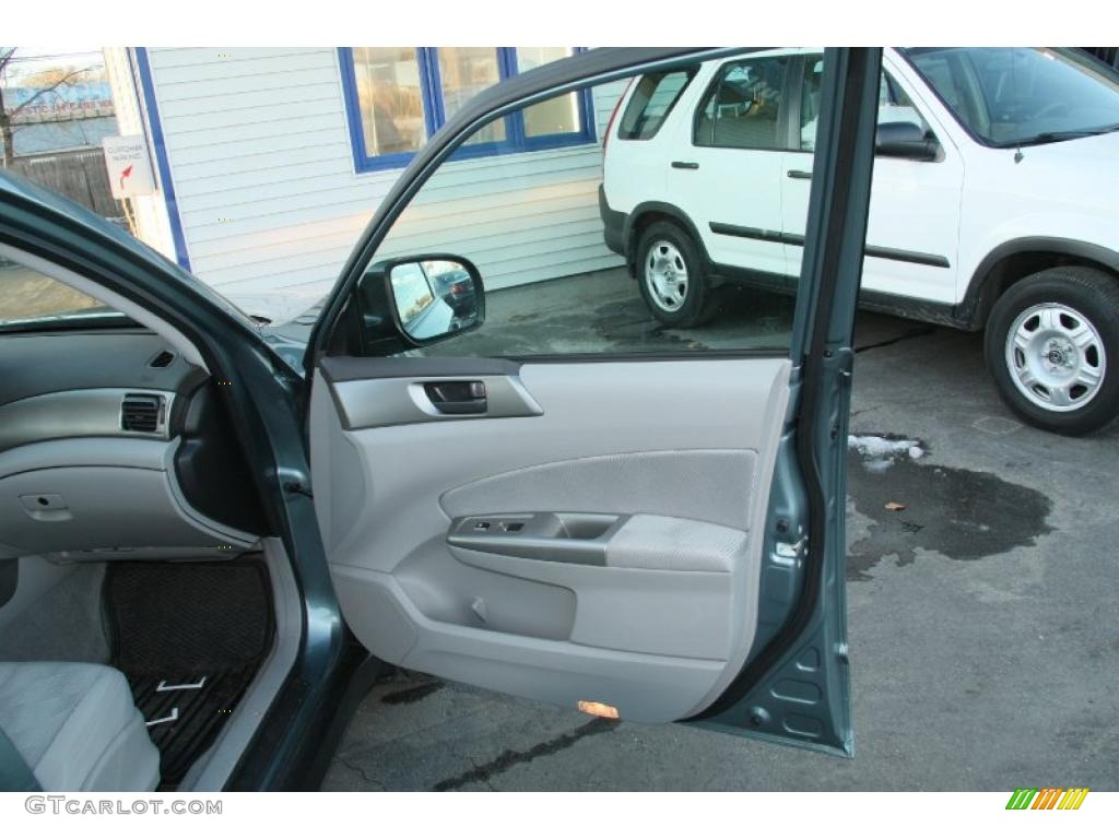 2009 Forester 2.5 X - Sage Green Metallic / Platinum photo #16