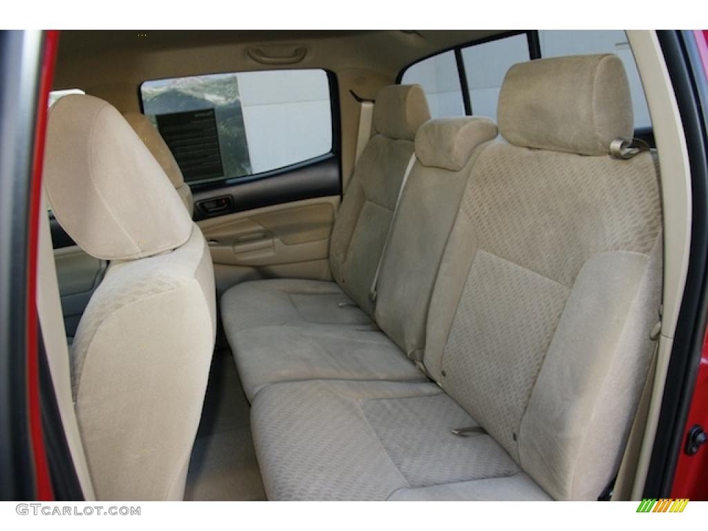 Sand Beige Interior 2011 Toyota Tacoma V6 SR5 Double Cab 4x4 Photo #45946332