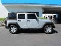 2007 Bright Silver Metallic Jeep Wrangler Unlimited X  photo #2