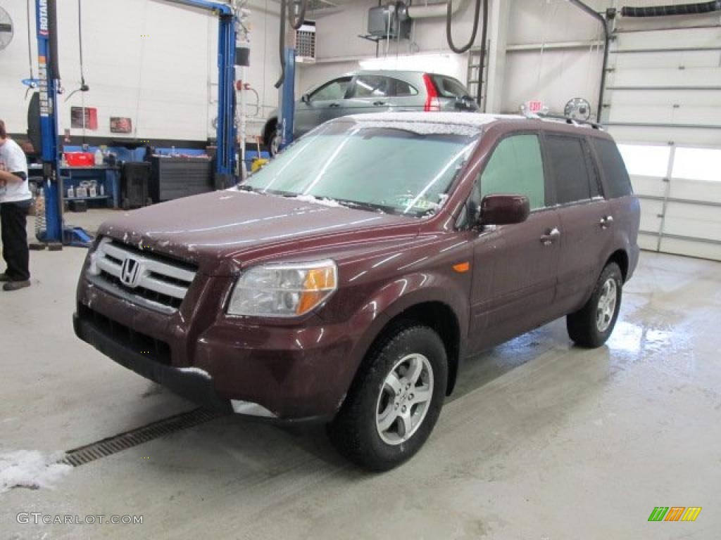 Dark Cherry Pearl Honda Pilot