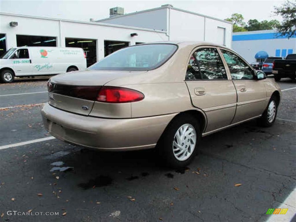 1999 Escort SE Sedan - Mocha Frost Metallic / Medium Prairie Tan photo #2