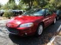 2002 Inferno Red Pearl Chrysler Sebring LXi Convertible  photo #4