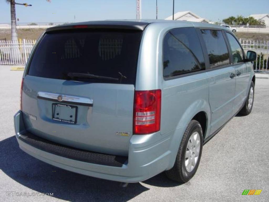2008 Town & Country LX - Clearwater Blue Pearlcoat / Medium Slate Gray/Light Shale photo #6