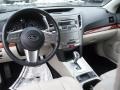 Warm Ivory 2010 Subaru Outback 2.5i Limited Wagon Dashboard