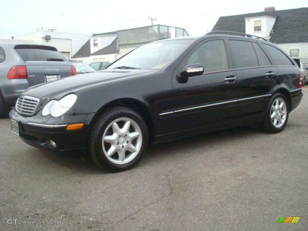 Black 2002 Mercedes-Benz C 320 Wagon Exterior Photo #45949326