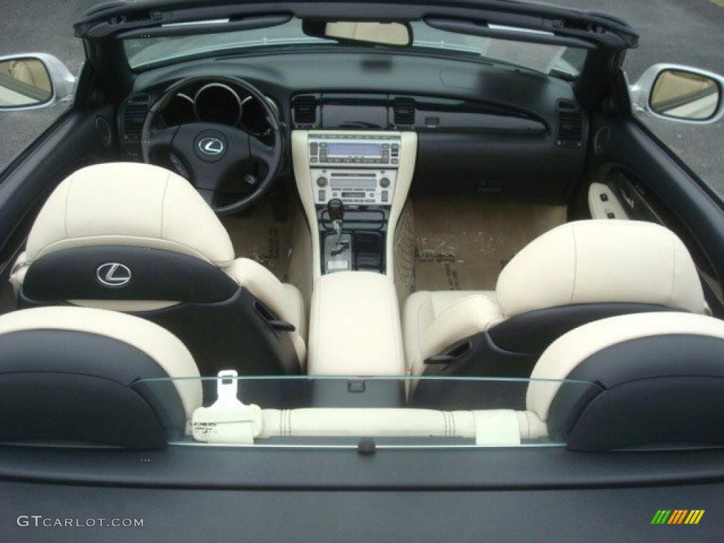 Ecru/Black Interior 2009 Lexus SC 430 Pebble Beach Edition Convertible Photo #45949794