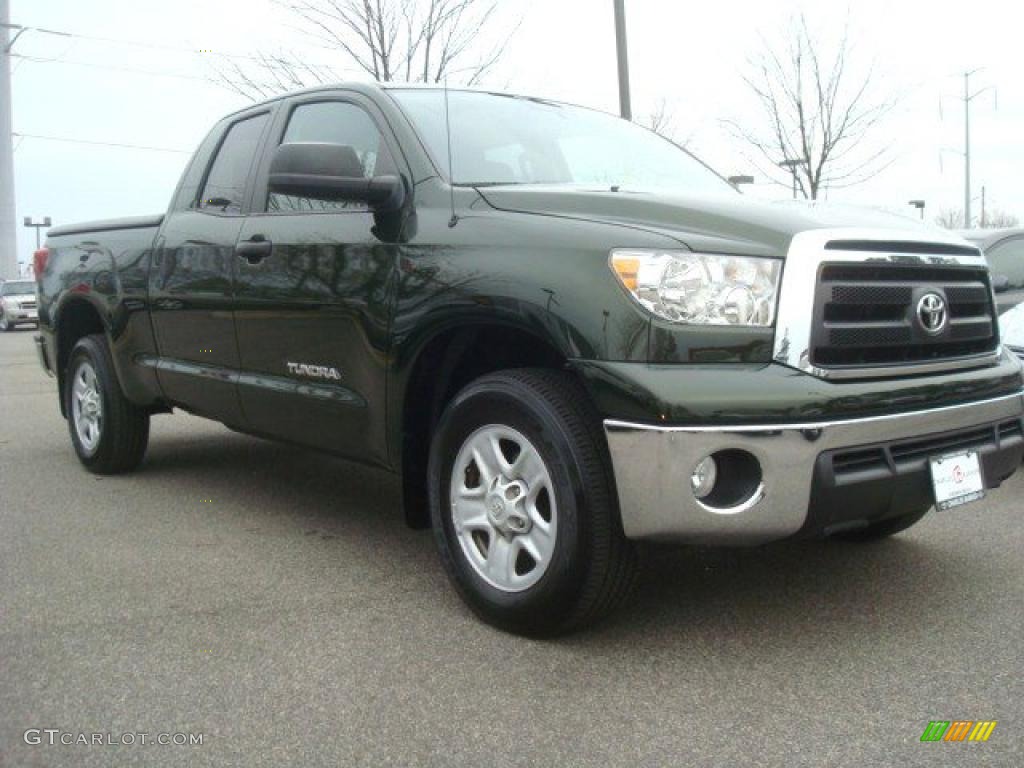 2010 Tundra Double Cab - Spruce Green Mica / Sand Beige photo #1