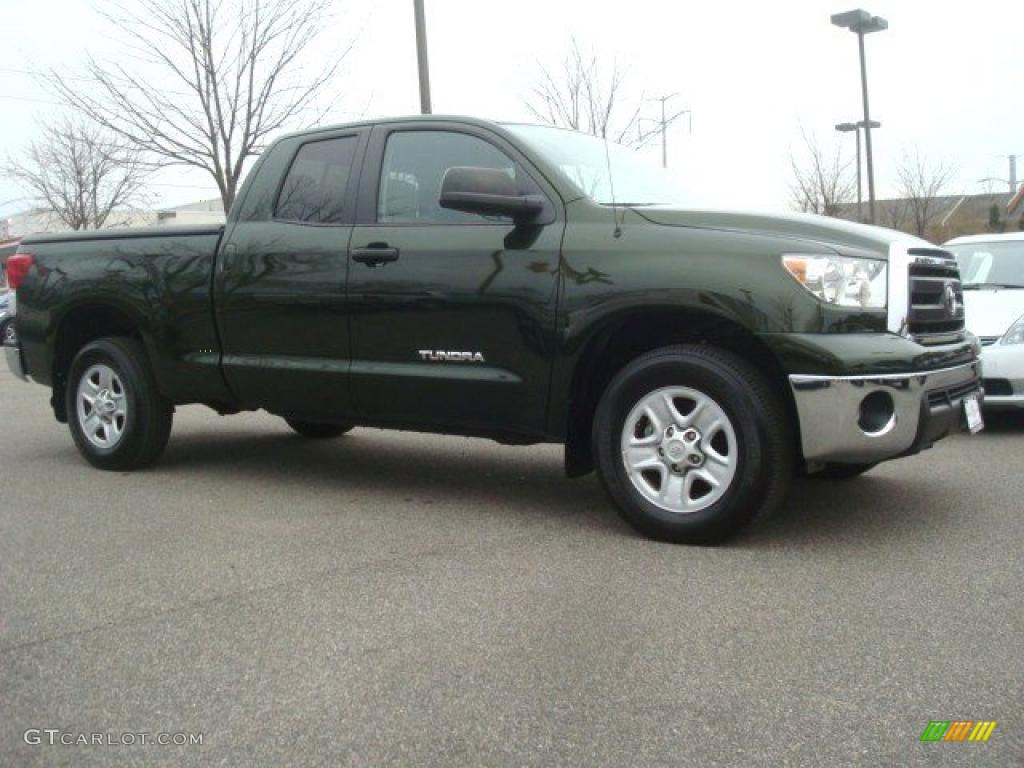 2010 Tundra Double Cab - Spruce Green Mica / Sand Beige photo #2