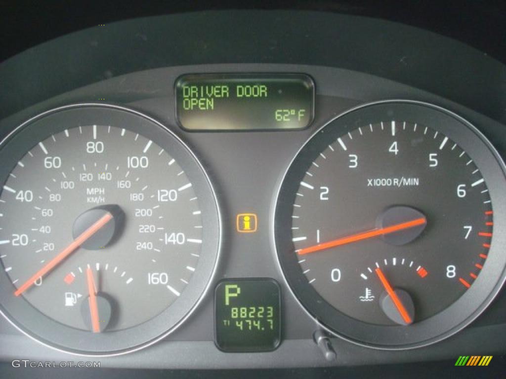 2008 Volvo S40 2.4i Gauges Photo #45950076