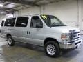 2008 Silver Metallic Ford E Series Van E350 Super Duty XLT 15 Passenger  photo #1