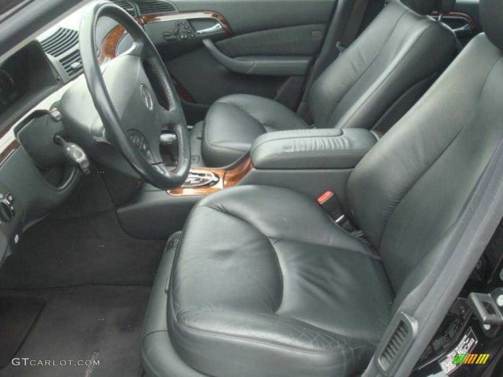 Charcoal Interior 2005 Mercedes-Benz S 500 4Matic Sedan Photo #45951423