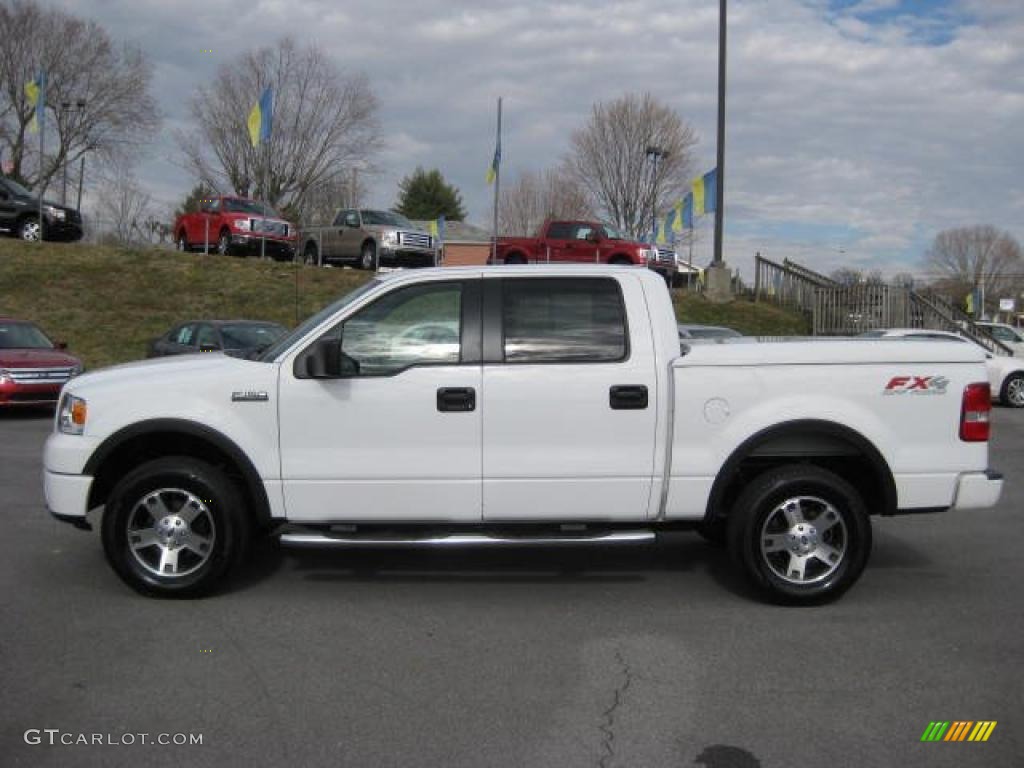 2008 F150 FX4 SuperCrew 4x4 - Oxford White / Black photo #1