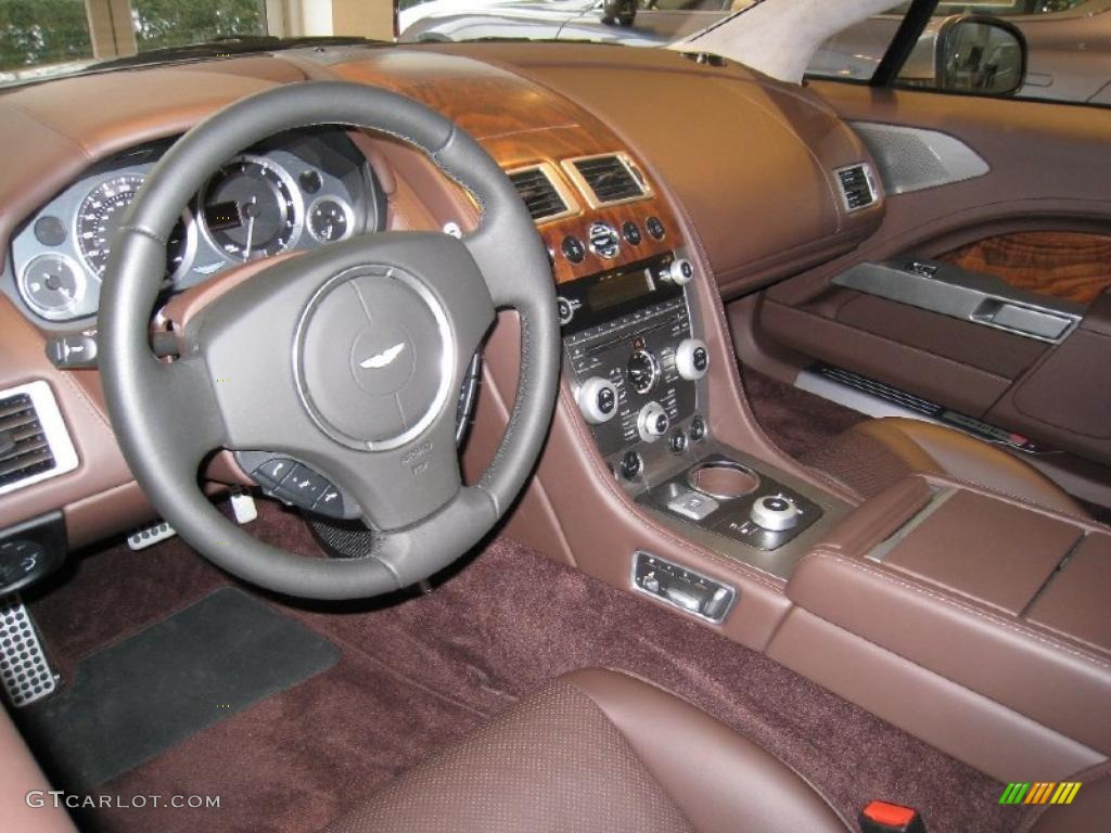 Bitter Chocolate Interior 2011 Aston Martin Rapide Sedan Photo #45951969