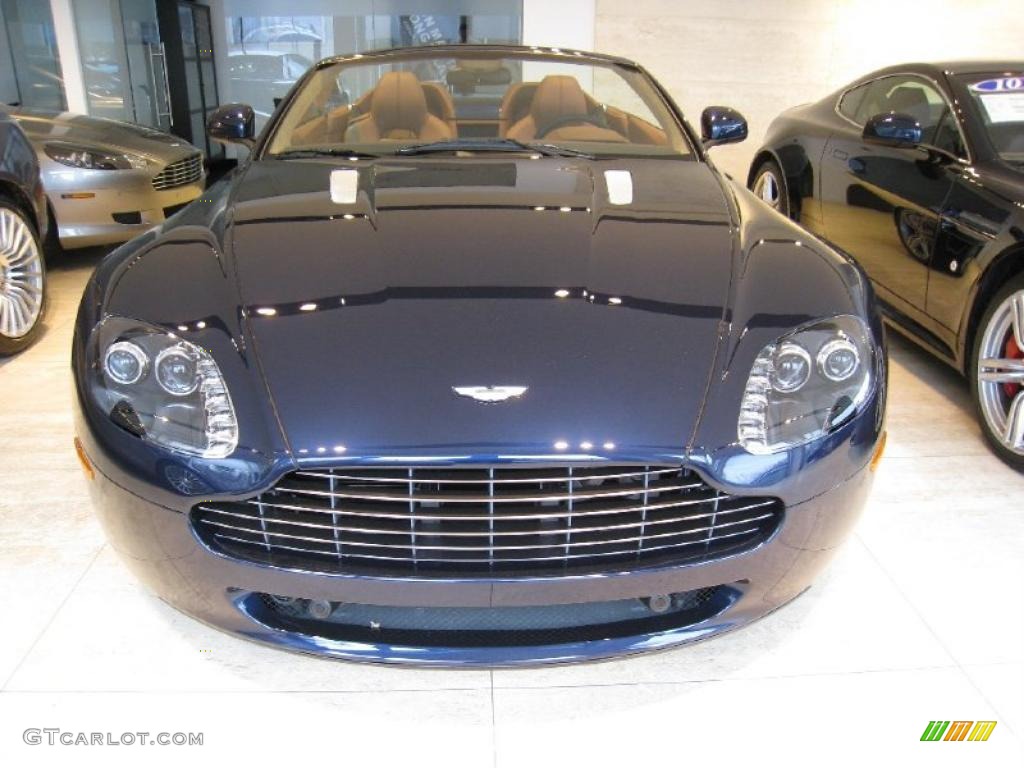 2011 V8 Vantage Roadster - Midnight Blue / Chestnut Tan photo #2