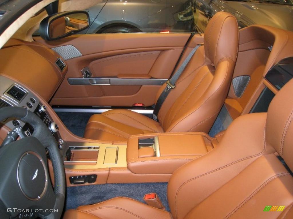Chestnut Tan Interior 2011 Aston Martin V8 Vantage Roadster Photo #45952503