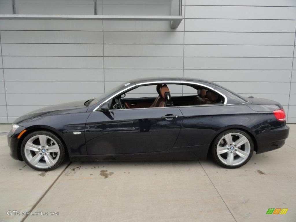 2007 3 Series 335i Convertible - Monaco Blue Metallic / Saddle Brown/Black photo #3