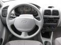 Gray 2005 Hyundai Accent GLS Coupe Steering Wheel