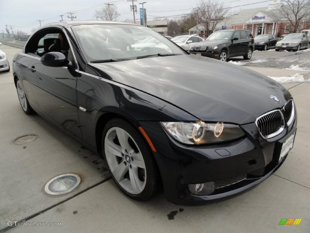 2007 3 Series 335i Convertible - Monaco Blue Metallic / Saddle Brown/Black photo #7