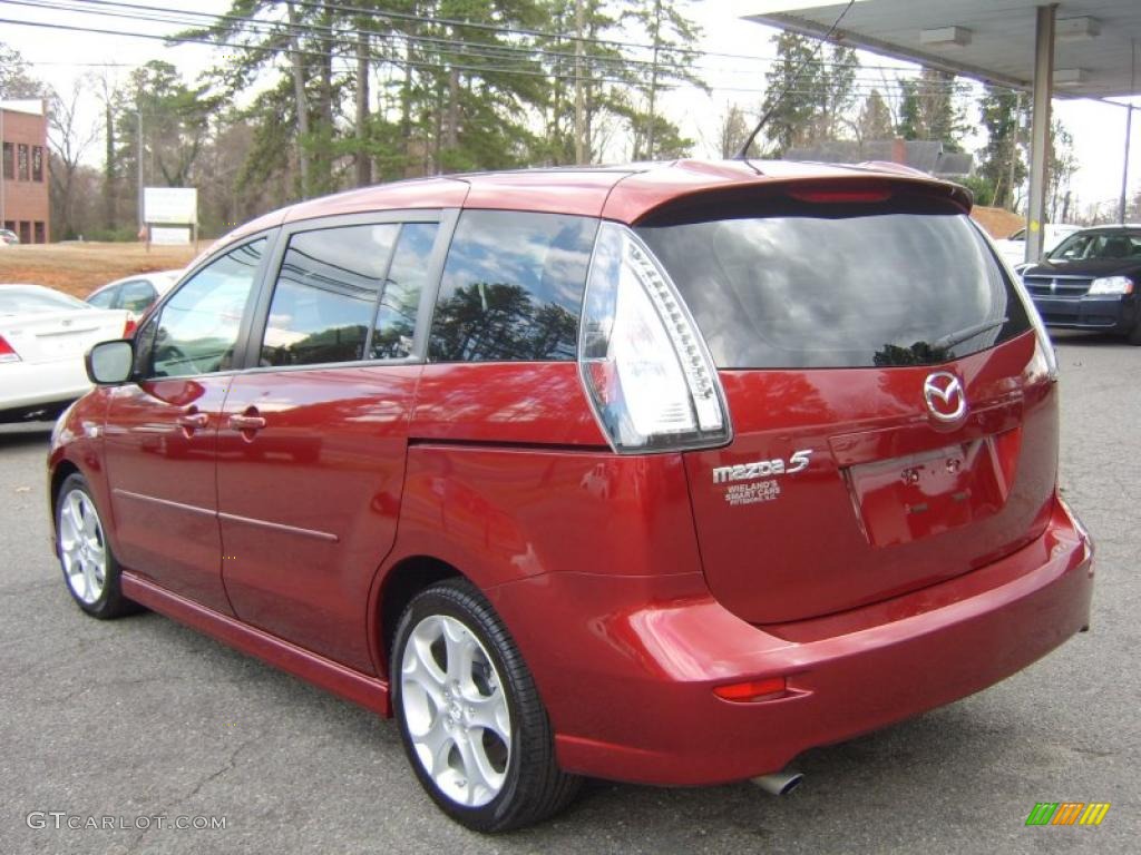 2008 MAZDA5 Touring - Copper Red / Sand photo #6