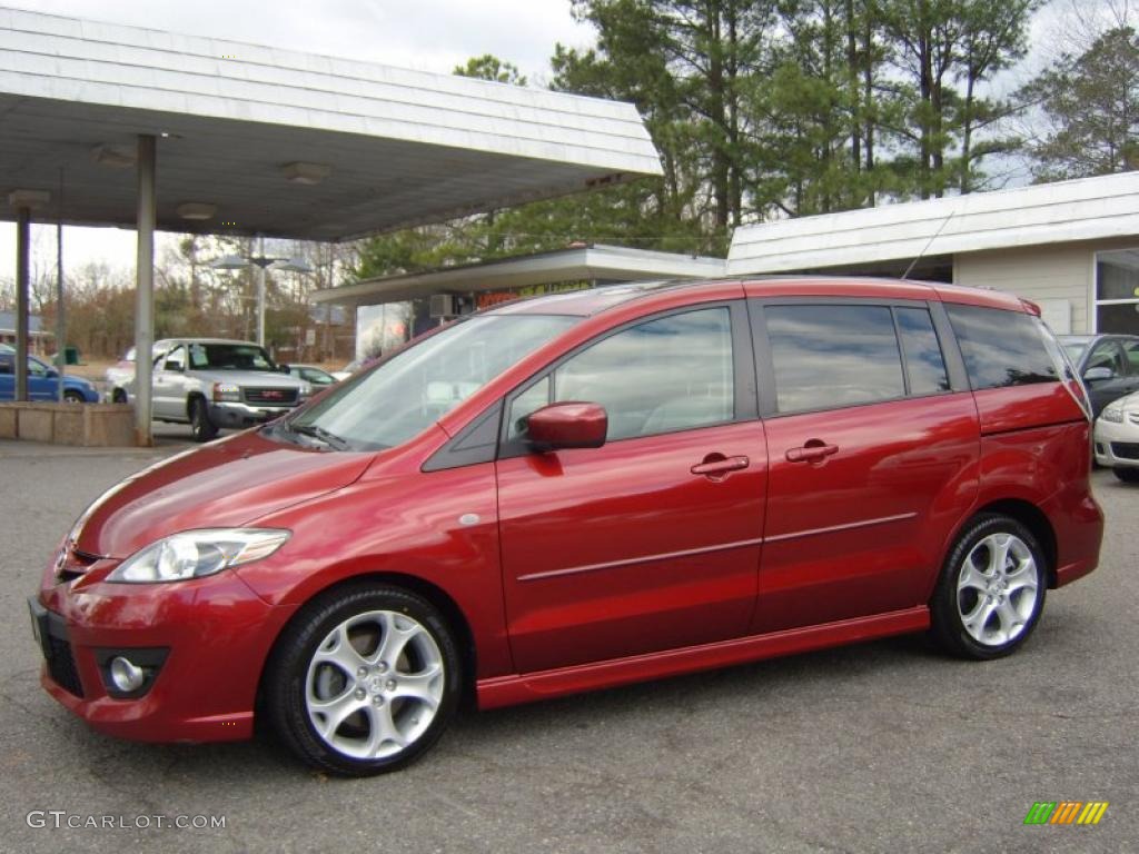 2008 MAZDA5 Touring - Copper Red / Sand photo #8