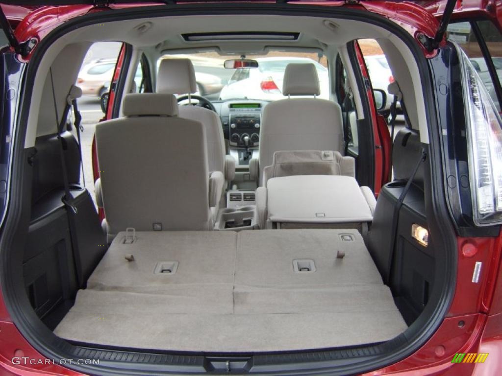2008 MAZDA5 Touring - Copper Red / Sand photo #10