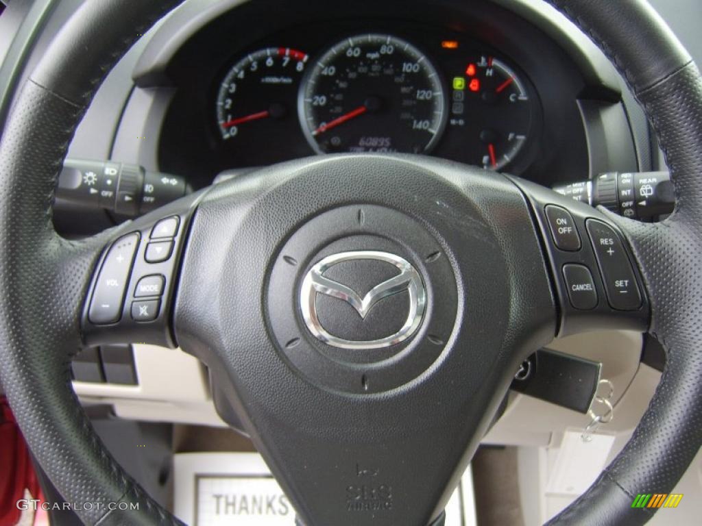 2008 MAZDA5 Touring - Copper Red / Sand photo #20